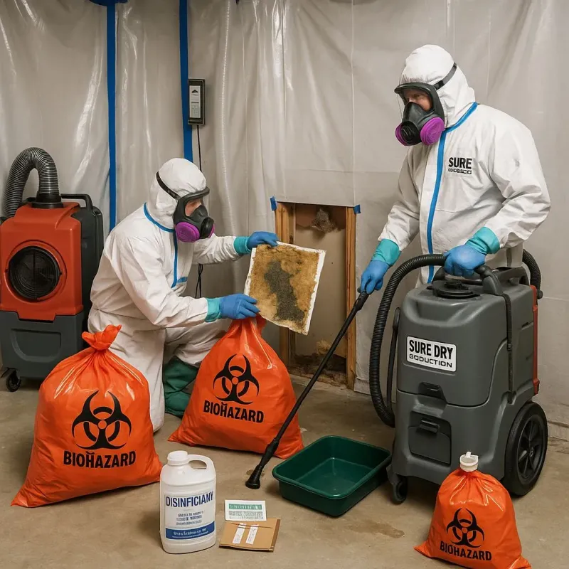 Contaminated Water Handling Protocols process in Roseland, LA